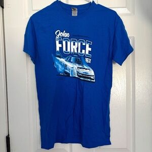 John Force Tshirt. NWOT. Size Small